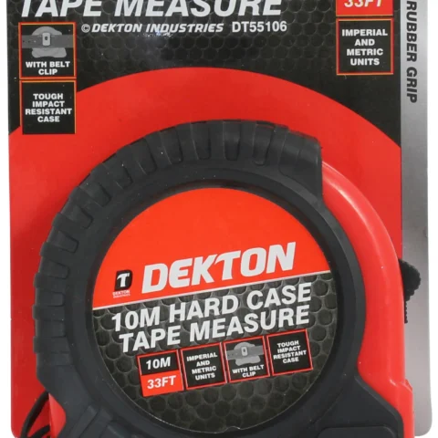 Dekton 10m Hard Case Tape Measure