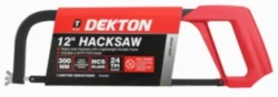 Dekton 12" Hacksaw (24 TPI HCS Blade)