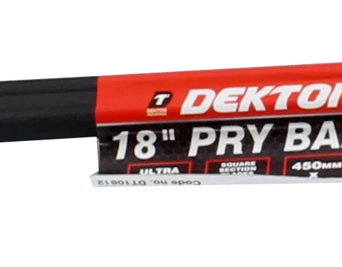 Dekton 18" Pry Bar Oval Shank With Groove