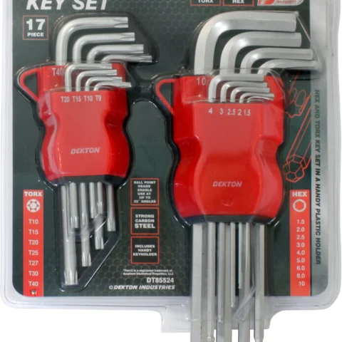 Dekton 2 Pack Hex And Torx Key 17pc Set