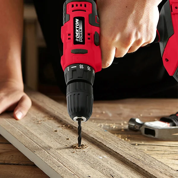 Dekton 20V 1300mAh Cordless Drill Set 13pc