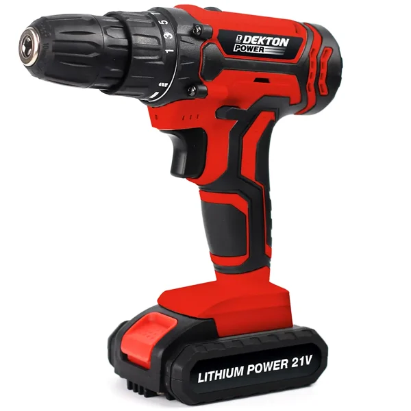 Dekton 21V 1300mAh Li-Ion Cordless Power Drill Set 29pc