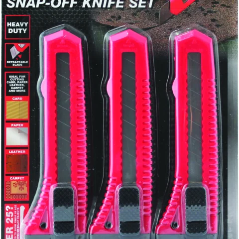 Dekton 3 Piece Snap-Off Knife Set Large