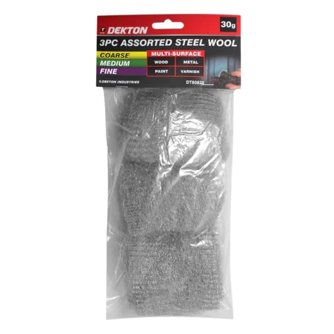 Dekton 30G 3 Piece Assorted Steel Wool