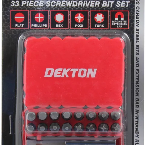 Dekton 33 Piece Screwdriver Bit Set