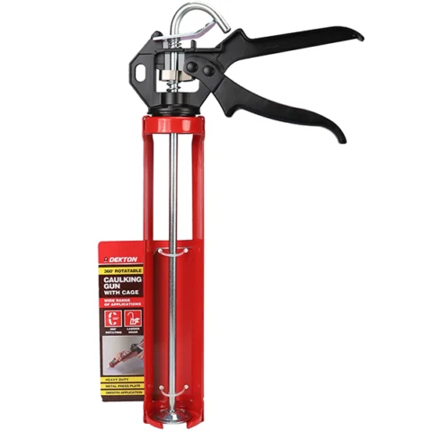 Dekton 360° Rotatable Caulking Gun with Cage 40cm