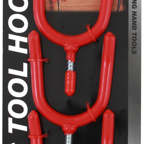 Dekton 3pc Tool Hooks 8mm With Plastic Coating
