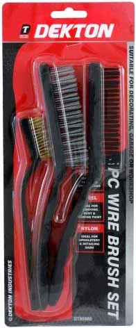 Dekton 3pc Wire Brush Set