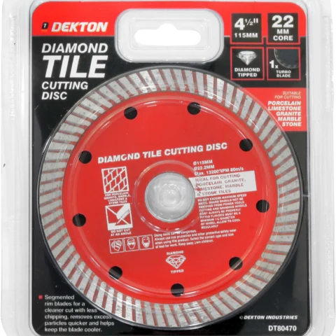 Dekton 4.5" Diamond Tile Cutting Disc