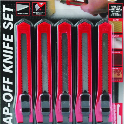 Dekton 5 Piece Snap-Off Knife Set Small