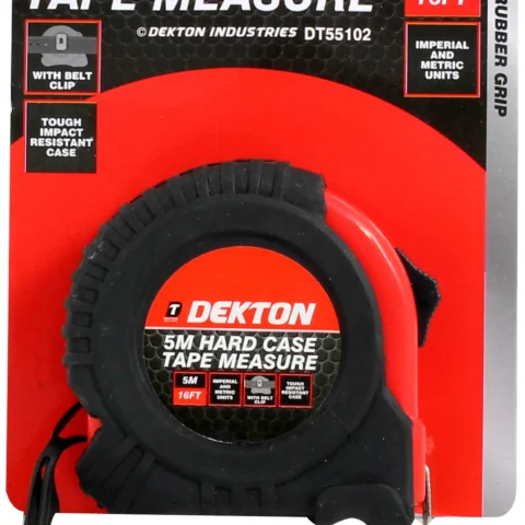 Dekton 5m Hard Case Tape Measure