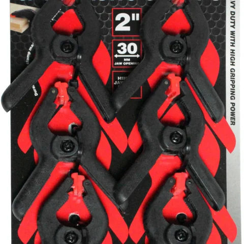 Dekton 6 Piece Plastic Clamps 2"
