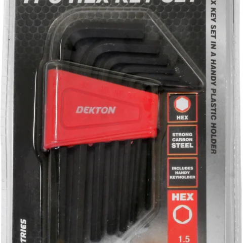 Dekton 7 Piece Black Hex Key Set