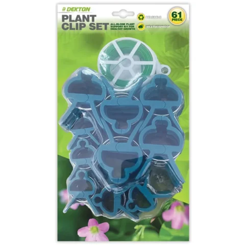 Dekton All-in-One Garden Plant Support Clip Set 61pc