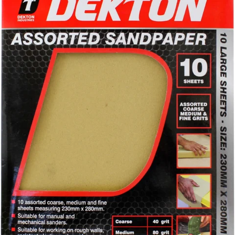 Dekton Assorted Sandpaper