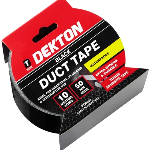 Dekton Black Duct Tape 50mm X 10m