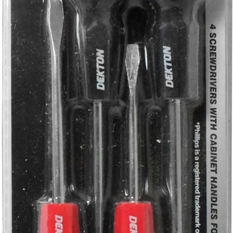 Dekton Cabinet Handle Screwdriver Set 4pc