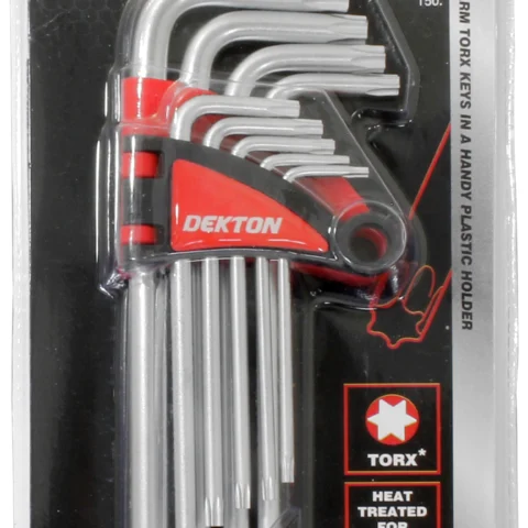 Dekton Extra Long Torx Key Set 9 Pack