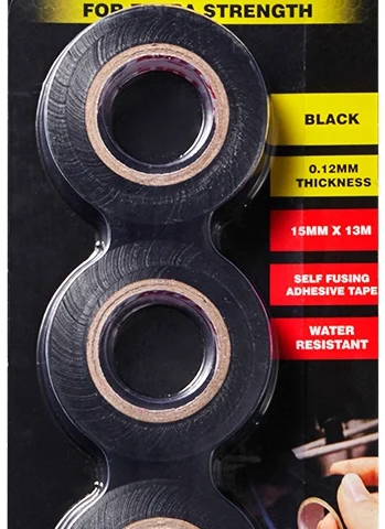 Dekton Extra Strong Black PVC Tape 3 Pack