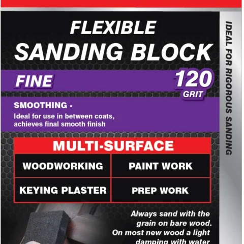 Dekton Flexible Sanding Block 120 Grit