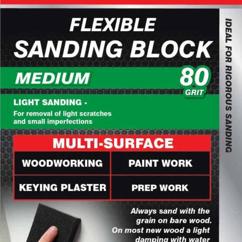 Dekton Flexible Sanding Block 80 Grit