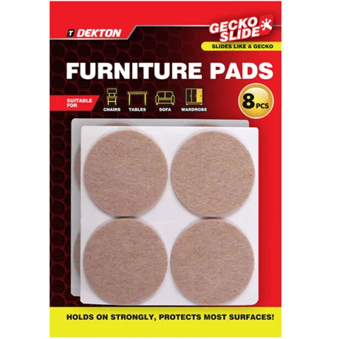 Dekton Gecko Slide Furniture Pads 8 Pack