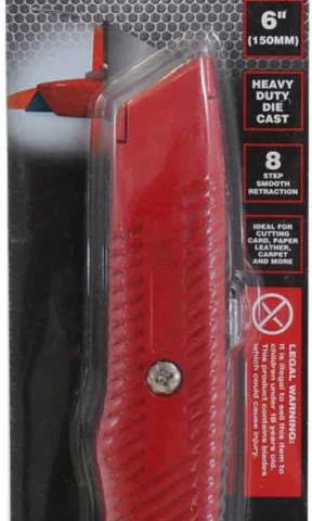 Dekton Heavy Duty Die Cast Utility Knife 6" (150mm)