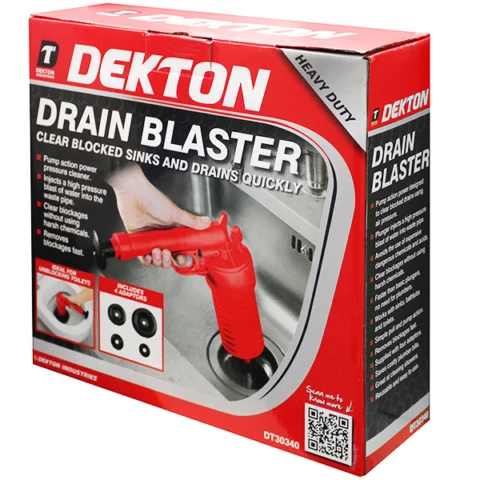 Dekton Heavy Duty Drain Blaster Set