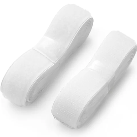 Dekton Hook & Loop Tape White 20mm X 1m