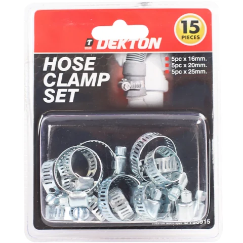 Dekton Hose Clamp Set 15 Pack