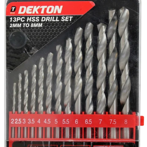 Dekton Hss Drill Set 2mm To 8mm