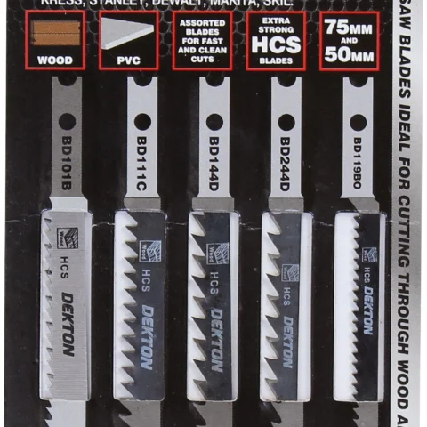 Dekton Jigsaw Blade Set 5pc