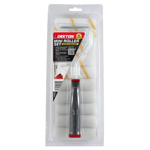 Dekton Mini Gloss & Emulsion Roller Set 11pc