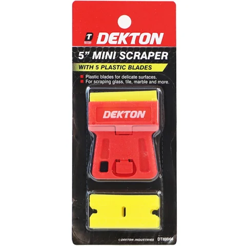 Dekton Mini Plastic Scraper 5" Set