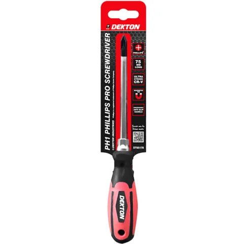 Dekton PH1 Phillips Pro Screwdriver 7.5cm