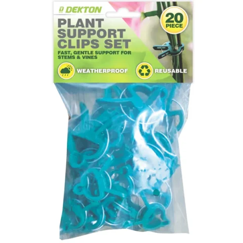 Dekton Plant Support Garden Clips 20 Pack