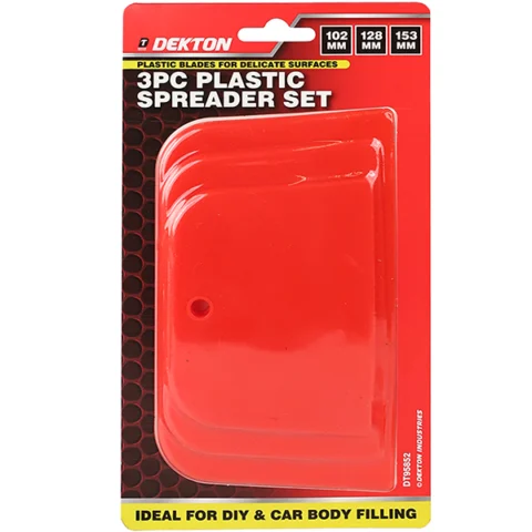 Dekton Plastic Spreader Set 3pc