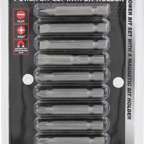 Dekton Power Flat & Pozi Bit Set With Bit Holder 10pc