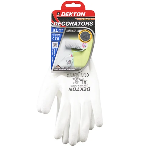 Dekton PU-Coated Decorators Work Gloves 10/Xl