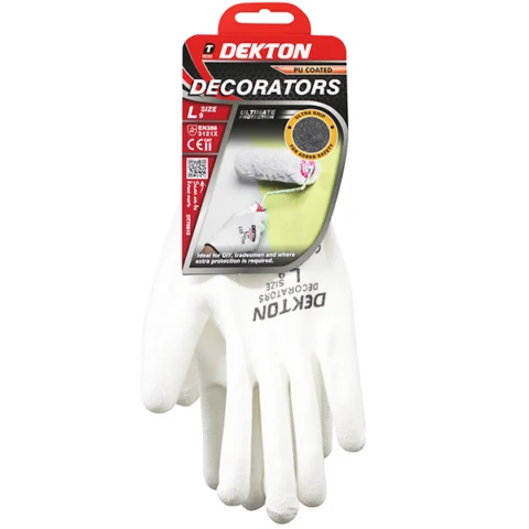 Dekton PU-Coated Decorators Work Gloves 9/Large
