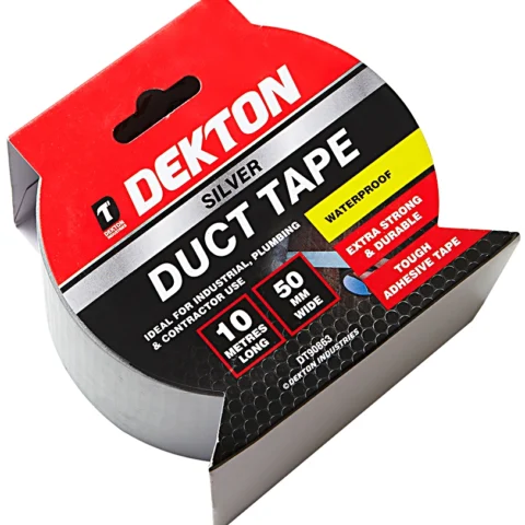 Dekton Silver Duct Tape 50mm X 10m