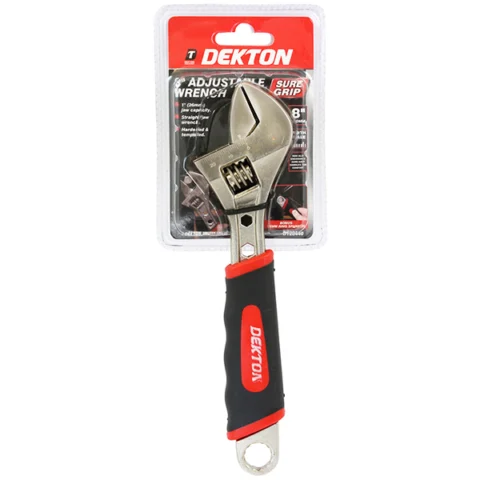 Dekton Sure Grip Adjustable Wrench 8"