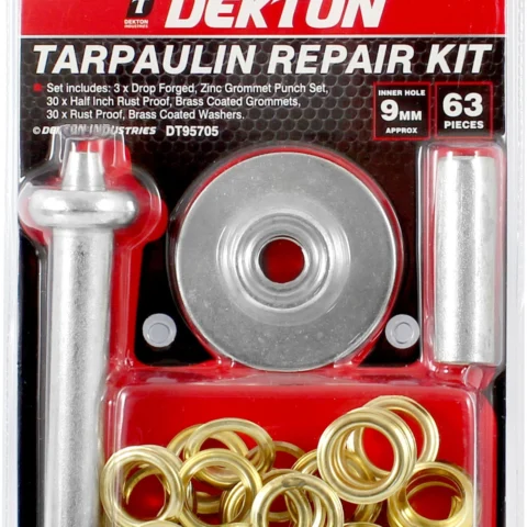 Dekton Tarpaulin Repair Kit 63 Pieces