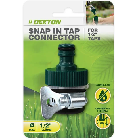 Dekton Universal 1/2" Snap-In Tap Connector