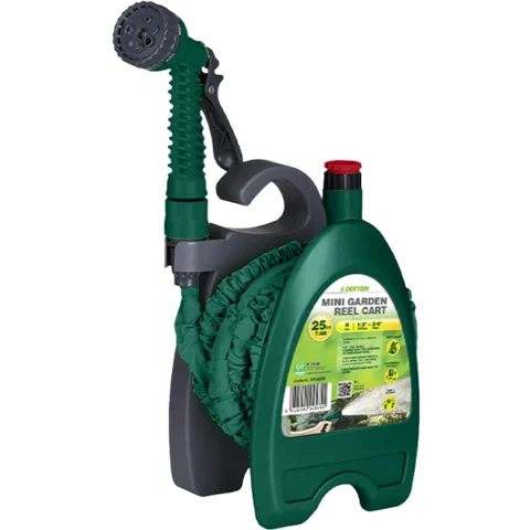 Dekton Universal Mini Magic Hose Garden Reel Cart 7.6m