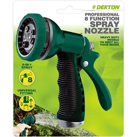 Dekton Universal Professional 8 Function Spray Nozzle