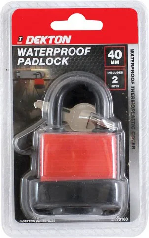 Dekton Waterproof Padlock 40mm