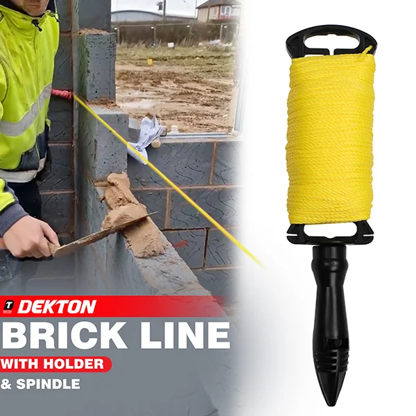 Dekton Yellow Brick Line With Holder & Spindle 50m