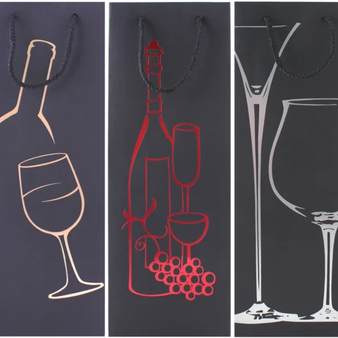 Deluxe Black Bottle Bag