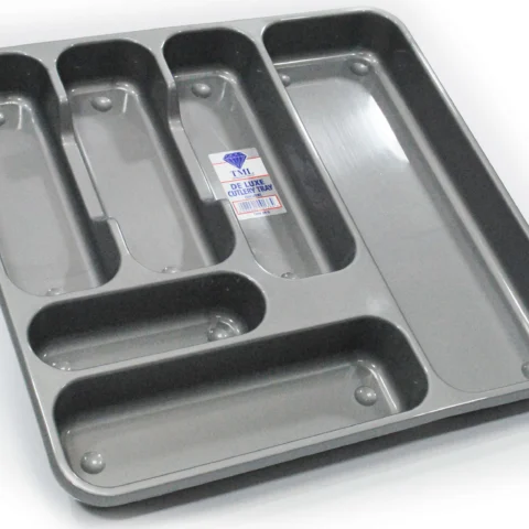 Deluxe Large Cutlery Tray Silver